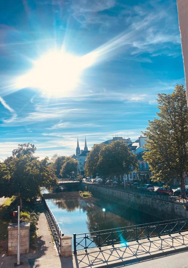 Quimper: T3 Avec Vue Cathedrale Proche Gare Appartement Buitenkant foto